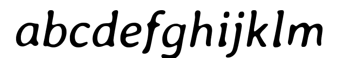 Averia Libre italic Font LOWERCASE