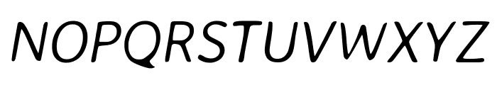 Averia Sans Libre 300italic Font UPPERCASE