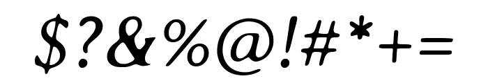 Averia Serif Libre 300italic Font OTHER CHARS