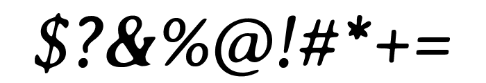 Averia Serif Libre italic Font OTHER CHARS