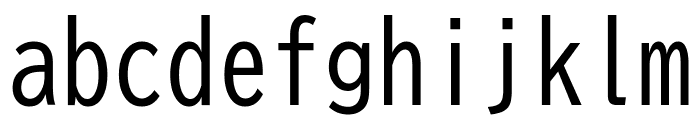 BIZ UDGothic Regular Font LOWERCASE