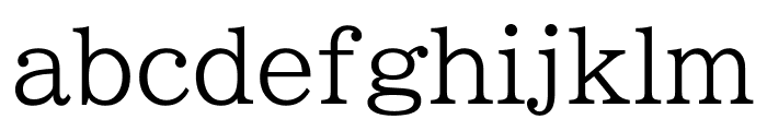 BIZ UDPMincho Regular Font LOWERCASE