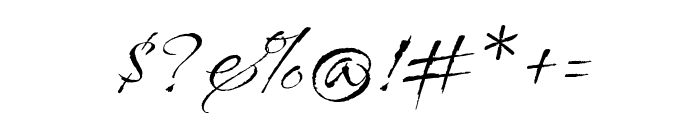Babylonica Regular Font OTHER CHARS