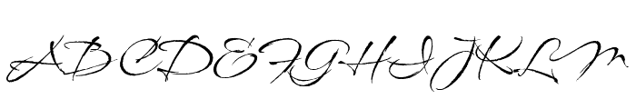 Babylonica Regular Font UPPERCASE