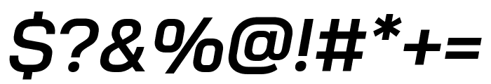 Bai Jamjuree 600italic Font OTHER CHARS