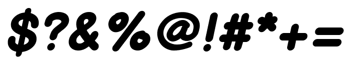 Balsamiq Sans 700italic Font OTHER CHARS