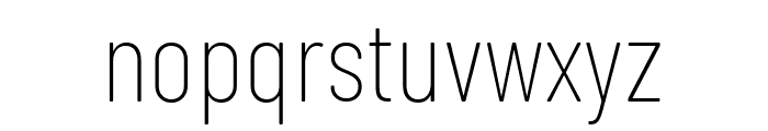 Barlow Condensed 100 Font LOWERCASE