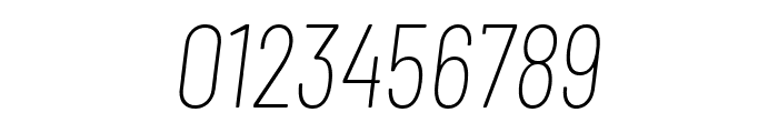 Barlow Condensed 100italic Font OTHER CHARS