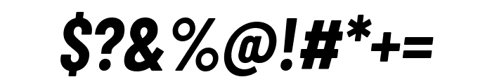Barlow Condensed 700italic Font OTHER CHARS