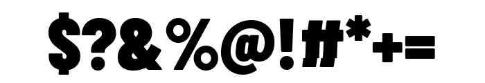 Barlow Condensed 900 Font OTHER CHARS