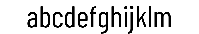 Barlow Condensed regular Font LOWERCASE