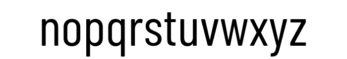 Barlow Condensed regular Font LOWERCASE