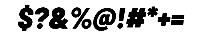 Barlow Semi Condensed 900italic Font OTHER CHARS