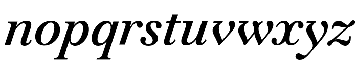 Baskervville 600italic Font LOWERCASE