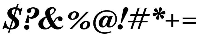 Baskervville 700italic Font OTHER CHARS