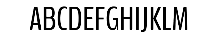 BenchNine regular Font UPPERCASE