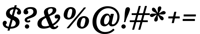 Besley 600italic Font OTHER CHARS