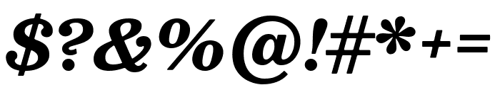 Besley 700italic Font OTHER CHARS