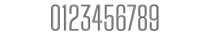 Big Shoulders Inline 200 Font OTHER CHARS