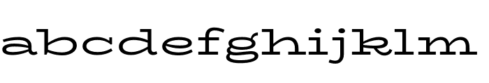 BioRhyme Expanded regular Font LOWERCASE