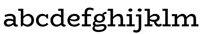 BioRhyme regular Font LOWERCASE