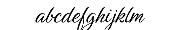 Birthstone Regular Font LOWERCASE