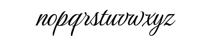 Birthstone Regular Font LOWERCASE