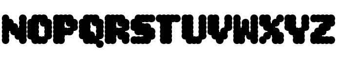Bitcount 800 Font UPPERCASE