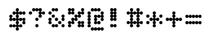 Bitcount Grid Double Regular Font OTHER CHARS