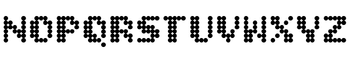 Bitcount Grid Double Regular Font UPPERCASE