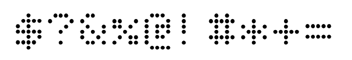 Bitcount Grid Single 300 Font OTHER CHARS