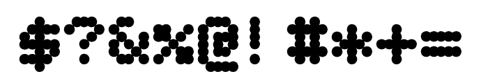 Bitcount Grid Single 600 Font OTHER CHARS