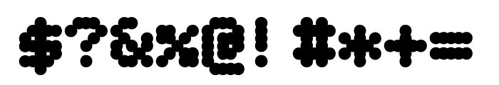 Bitcount Grid Single 700 Font OTHER CHARS