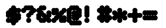 Bitcount Grid Single 900 Font OTHER CHARS