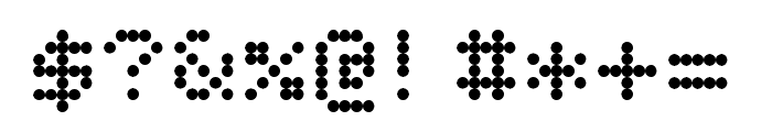 Bitcount Grid Single Regular Font OTHER CHARS