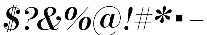 Bodoni Moda 500italic Font OTHER CHARS