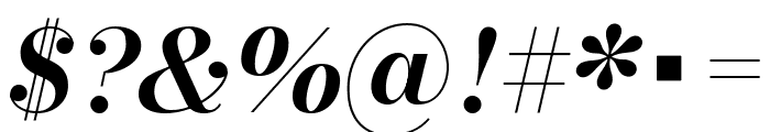 Bodoni Moda 600italic Font OTHER CHARS