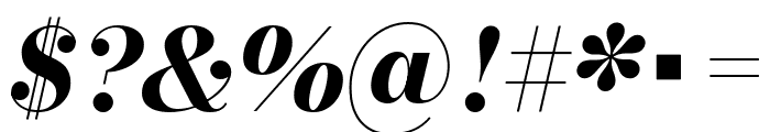 Bodoni Moda 700italic Font OTHER CHARS
