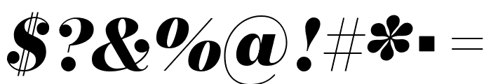 Bodoni Moda 800italic Font OTHER CHARS
