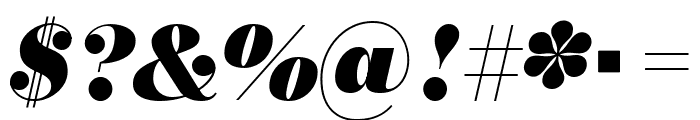 Bodoni Moda 900italic Font OTHER CHARS