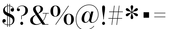 Bodoni Moda Regular Font OTHER CHARS