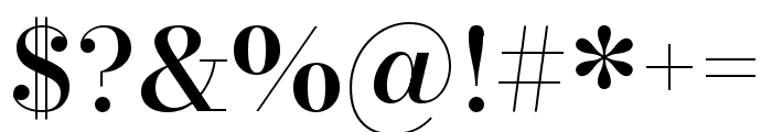 Bodoni Moda SC 500 Font OTHER CHARS