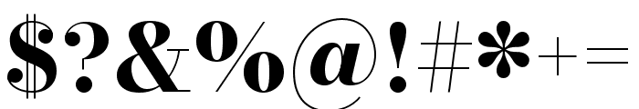 Bodoni Moda SC 700 Font OTHER CHARS