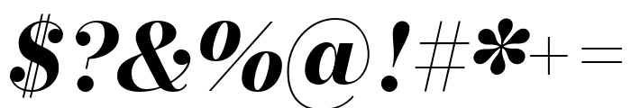 Bodoni Moda SC 700italic Font OTHER CHARS