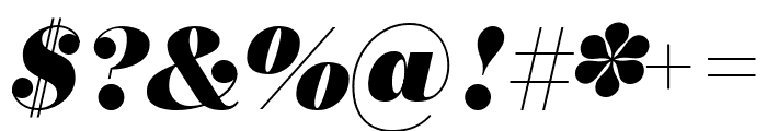 Bodoni Moda SC 900italic Font OTHER CHARS