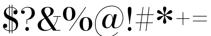 Bodoni Moda SC Regular Font OTHER CHARS