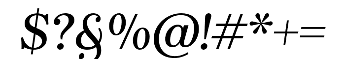 Brygada 1918 500italic Font OTHER CHARS