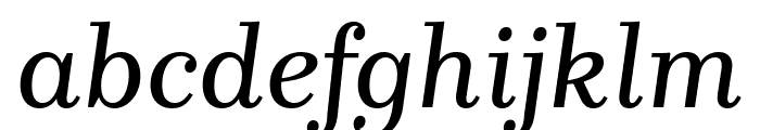 Brygada 1918 500italic Font LOWERCASE