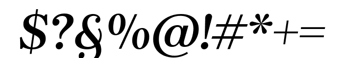 Brygada 1918 600italic Font OTHER CHARS