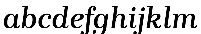 Brygada 1918 600italic Font LOWERCASE